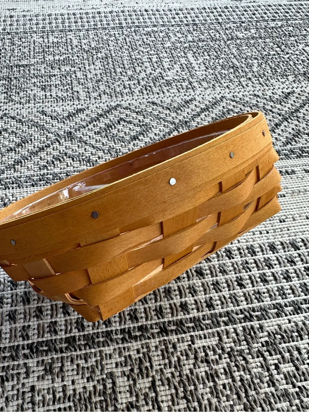 Longaberger Catch All Basket (2001) with Divided Protector